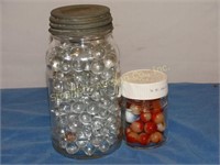 Jars of marbles