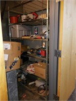 CONTENTS OF RIGHT HAND SIDE OF MAINTENANCE CLOSET