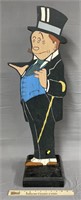 Butler Stand Wood Jiggs Comic Book Character