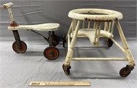 Vintage Child's Tricycle & Play Seat