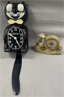 Vintage Kit Kat Clock & Mushroom Desk Clock