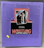 NWA Wrestling Trading Cards Binder
