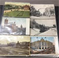 Train Station & Train Related Postcards