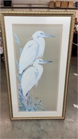 Pelican artwork framed signed and numbered