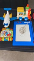 Lot of toddler toys magnadoodle and more