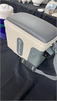 Electric Cooler and drink carriers