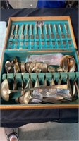 Dirilyte company flatware with case and polish
