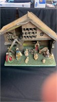 Nativity scene manger