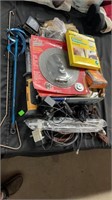 Lot of tools cord and home improvement supplies