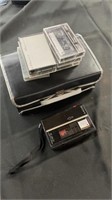 Sony tcm -17 cassette corder with tapes and tape