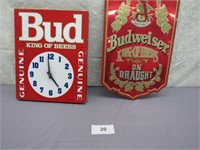 Budweiser signs
