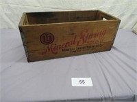 Mineral Spring Steinie wood box