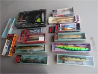 COLLECTION OF REPALA & BASS LURES IN ORIG BOXES