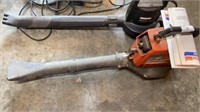 Husqvarna 132 HBV gas powered blower and an