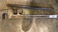 24" JH Williams Aluminum Pipe Wrench