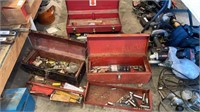 Three Toolboxes (Two have Misc. Tools)
