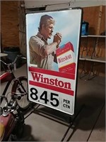 6' DST Winston sign on stand