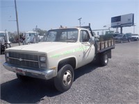 1983 Chevy 1 Ton 4WD Flat Bed Truck