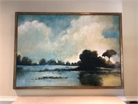 Large Canvas Transfer Art Landscape by O'Toole