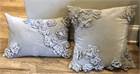 Custom Made Embellished Pillows - Down Filled