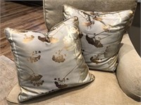 Pair of Silk Pillows