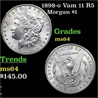 1898-o Vam 11 R5 Morgan Dollar $1 Grades Choice Un