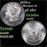 1879-s Morgan Dollar $1 Grades GEM+ Unc