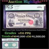 ***Auction Highlight*** PCGS 1880 $10 Legal Tender