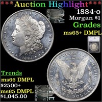 ***Auction Highlight*** 1884-o Morgan Dollar $1 Gr