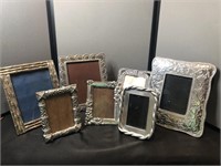 Collection of 7 Silver Photo Frames