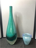 Hand Blown Glass Vases