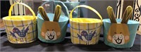 Four Cloth Easter Baskets - Large