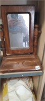 Wooden Stand with Mirror