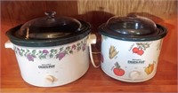 2 Crock pots. One large /One small