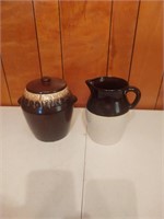 Pitcher and USA Cookie Jar