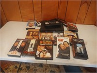DVD player, DVDs & VHS Tapes