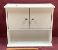 White Wooden Tabletop Cabinet