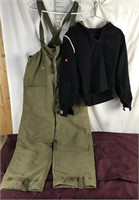 USN Lined Coveralls, Jumper Size Small