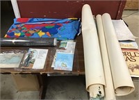 Assorted Maps, Fabric & Commercial