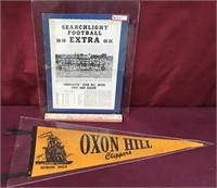 56 Oxon Hill Undefeated HS Football Team & Banner