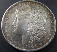 1904 Morgan Silver Dollar- VF
