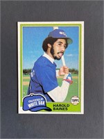1981 Topps #347 Harold Baines RC NM-MT