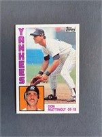 1984 Topps #8 Don Mattingly Rookie Card NM-MT