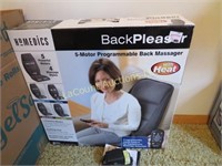 Homedics back massager in box
