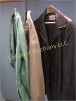 deerskin leather jacket & 2 others
