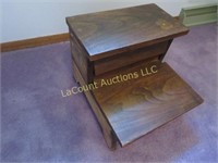 small wood step stool