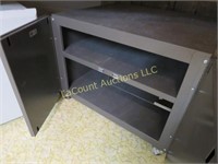 wheeled metal storage cabinet
