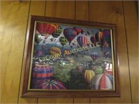 lenticular hot air balloon puzzle framed