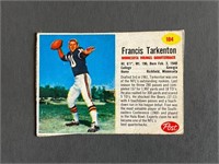 1962 Post Football #184 Fran Tarkenton