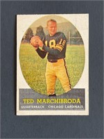 1958 Topps #44 Ted Marchibroda EX